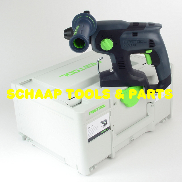 Festool Accu Combihamer met beitelfunctie KHC-S 18-Basic met SDS opname in SYS3 DF M 187 | 578747